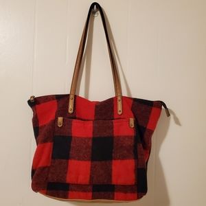 Buffalo Plaid tote